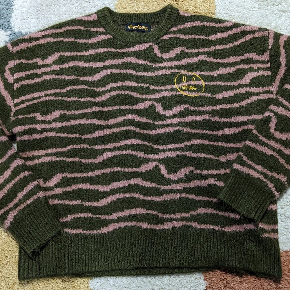 Drewhouse abstract green sweater